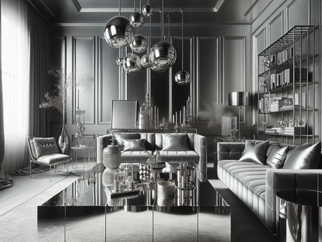 Shimmer and Strength: The Rise of Silver and Steel in Interior Design