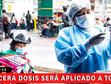 MINSA: VACUNADOS PODRÍAN RECIBIR TERCERA DOSIS