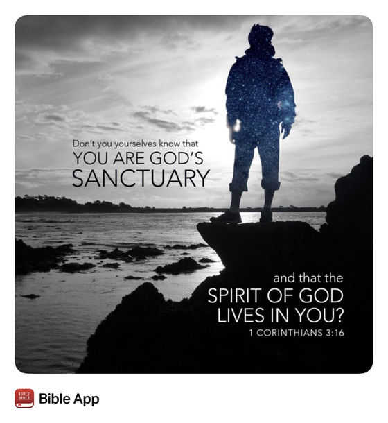 The Church is God's
Sacred Space