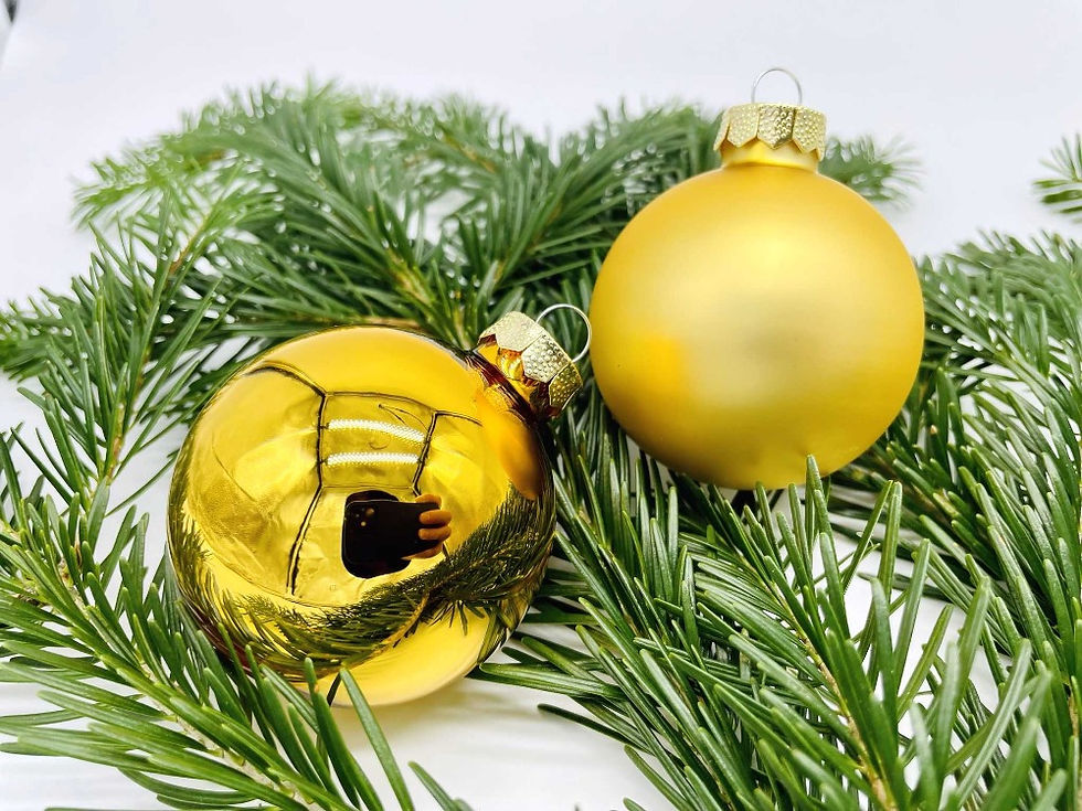 Miniaturbild: Weihnachtsbaumkugeln Glas inkagold 20 Stück