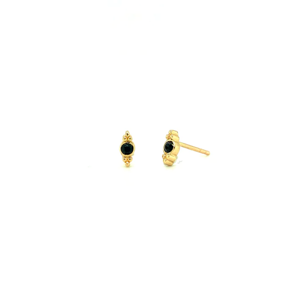 Thumbnail: Tiny Bubbles Bezel Stud Earrrings