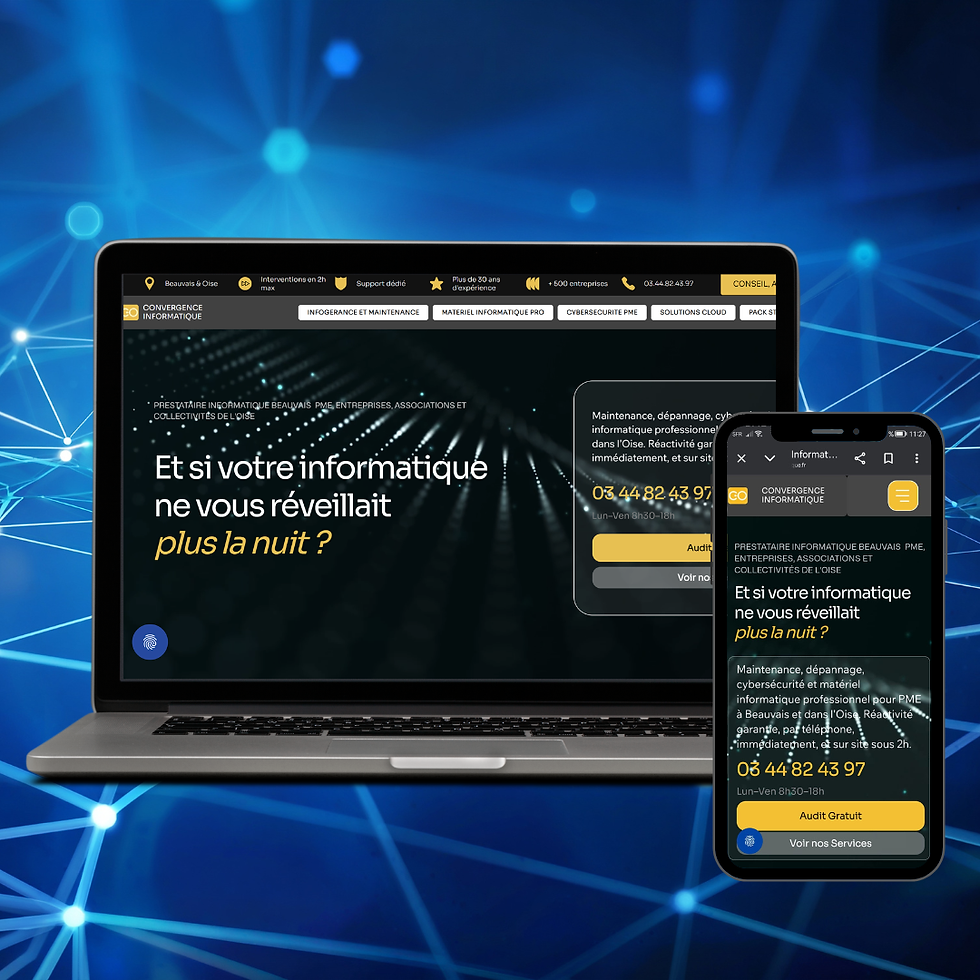 site internet pour entreprise informatique dans l'Oise