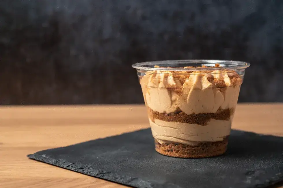 Verrine dessert caramel artisanale – reportage photo Lusitalia