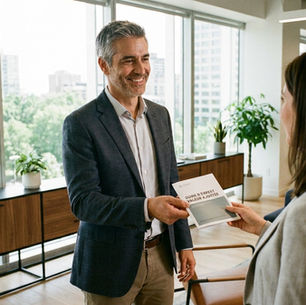 Freelance appliquant le principe de réciprocité marketing pour fidéliser ses clients