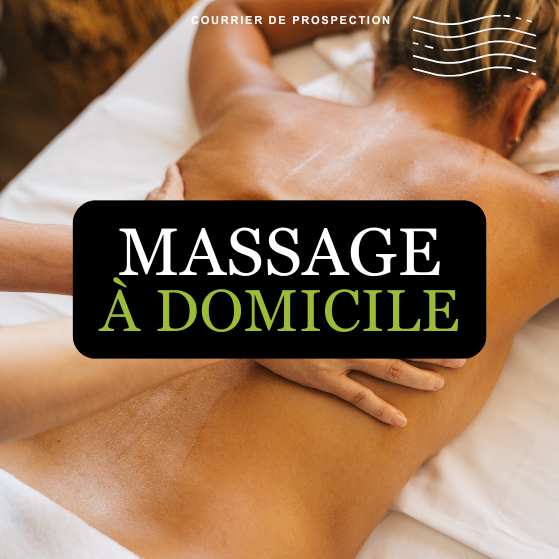 Exemple de courrier et mail de prospection pour masseur à domicile