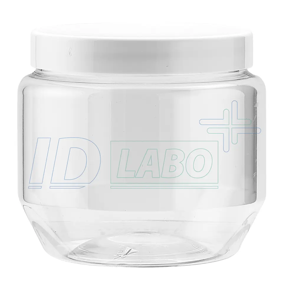 Miniature : Pot PET cristal avec couvercle vissant