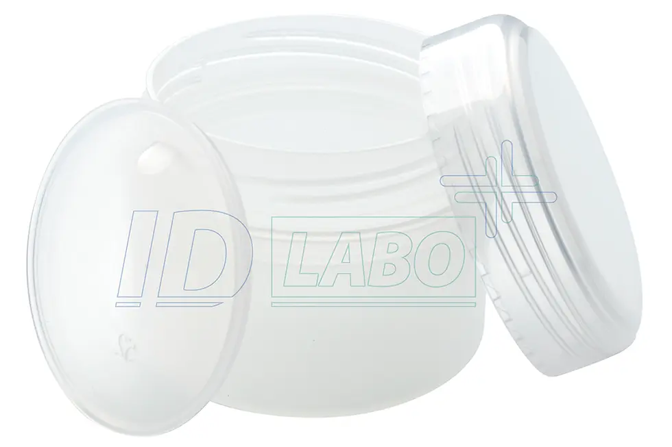 Miniature : Pot cosmétique naturel double coque et opercule avec couvercle naturel