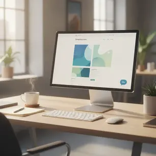 Chat en ligne installé sur le site d'une TPE vu depuis un ordinateur