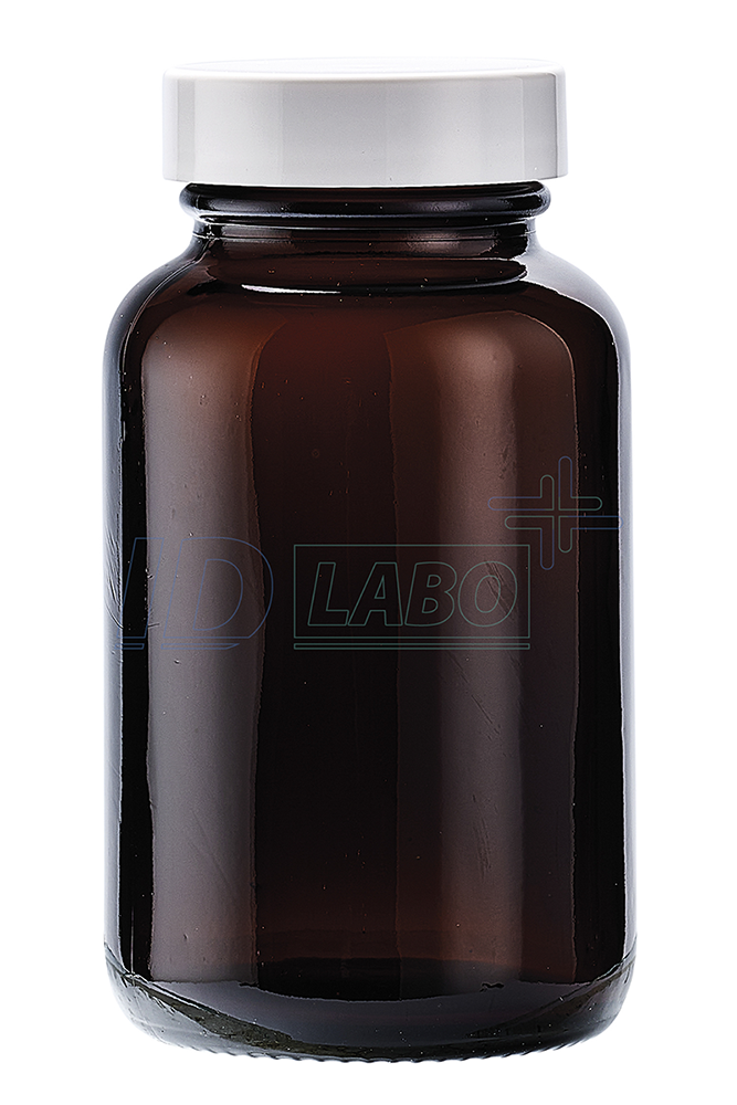 Recipient alimentaire en verre brun avec bouchon a col large 500 ml Recipient alimentaire en verre brun avec bouchon a col large 500 ml