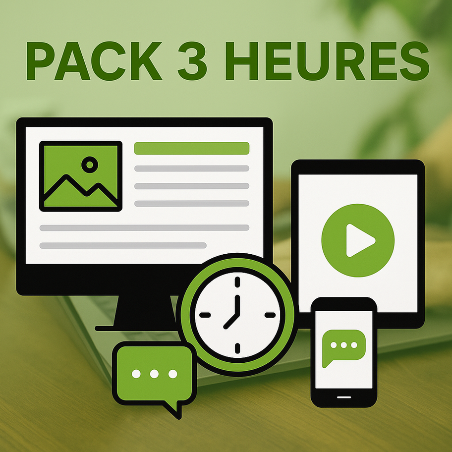 3h d'accompagnement digital