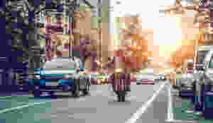 La moto, la voiture et l'accident