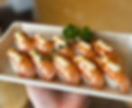 HAS02. Aburi Salmon Nigiri Sushi