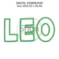 Leo Applique Design