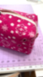 Thumbnail: Pink Bandana Makeup Boxy Bag