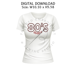 Thumbnail: 80s Baby Applique Design