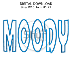 Moody Applique Design