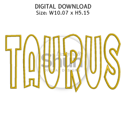 Taurus Applique Design