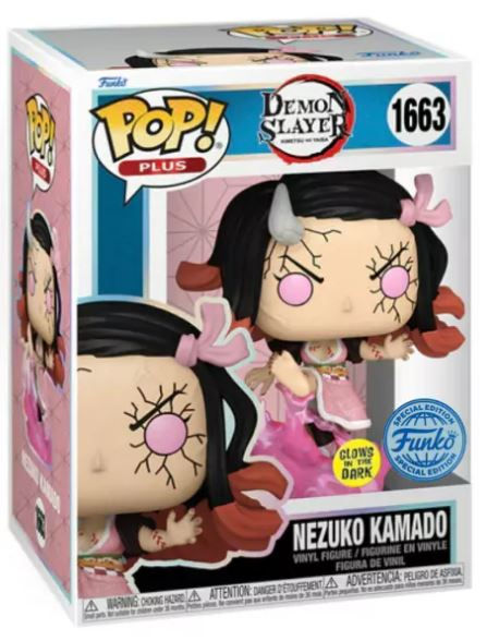 Nezuko Kamado (1663) Glows Kimetsu no Yaiba Funko Pop Plus