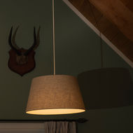 Ceiling light in the Winemaker's Cottage at St Leonards Vineyard Cottages accommodation in Marlborough, New Zealand