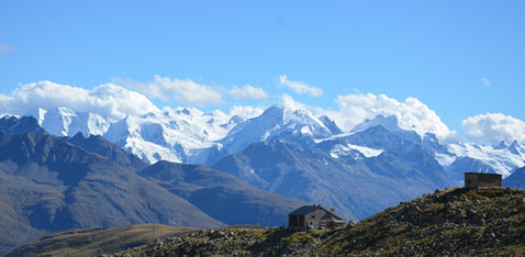 Il rifugio Es-cha - Il ristoro a 2595 m s.l.m.