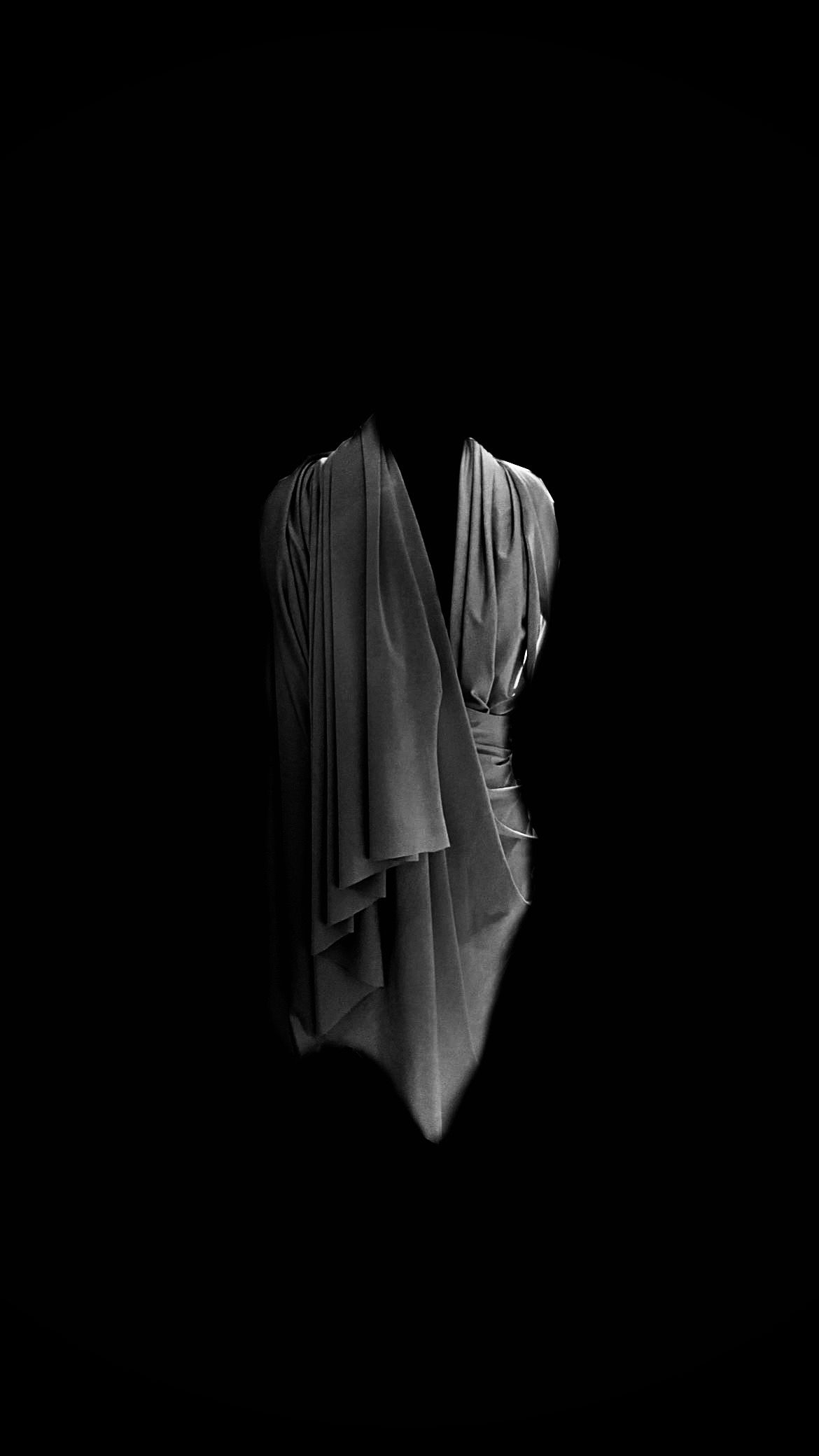 GREY SHIRT-DRESS IN JERSEY