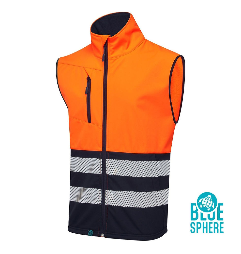 Thumbnail: Hi Vis Eco Coolair 2 Tone Softshell Gilet