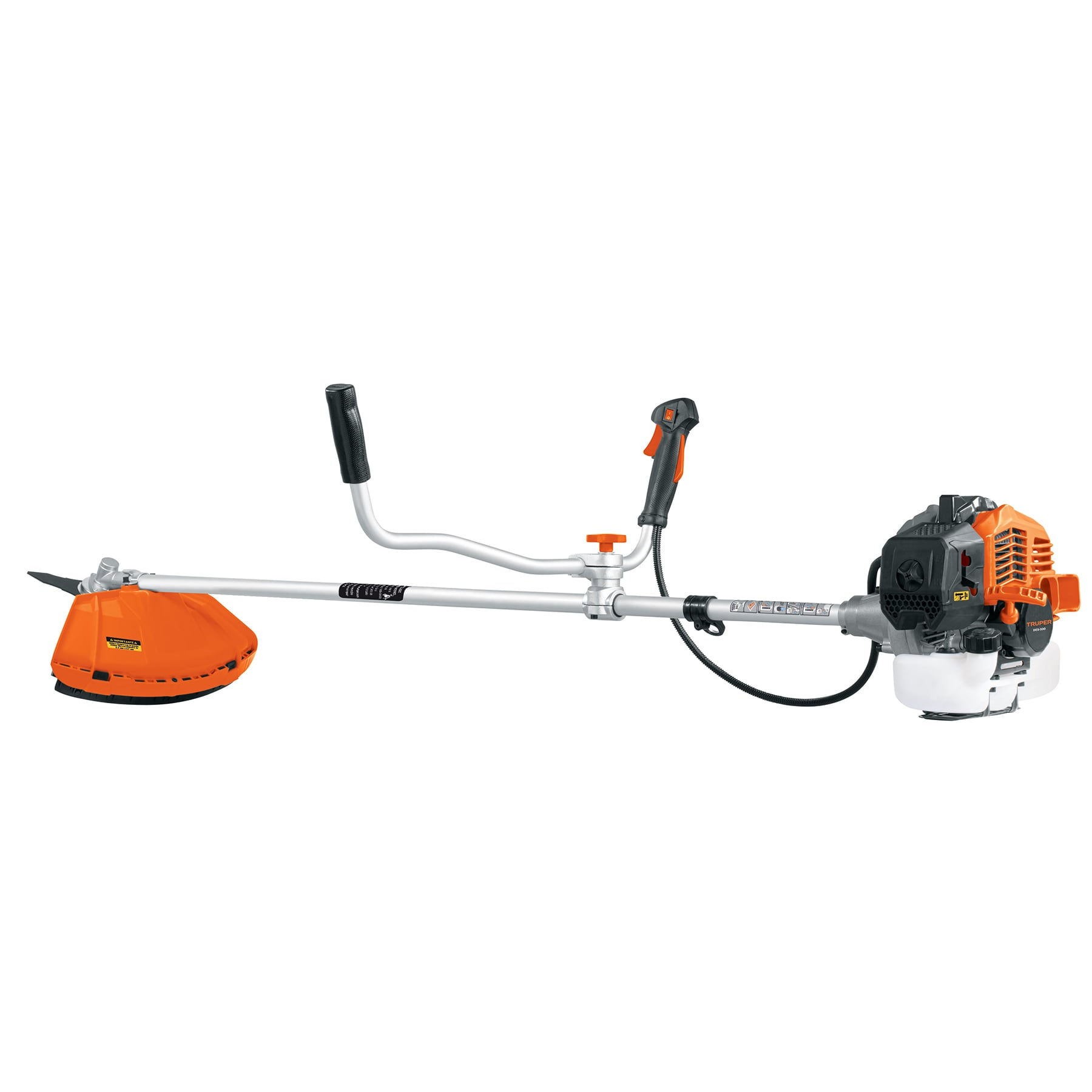 Chapeadora Truper a gasolina 33 cc mango tipo "bici", 18" corte