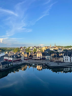 Vue sur le port breton - séminaire et team building en Bretagne