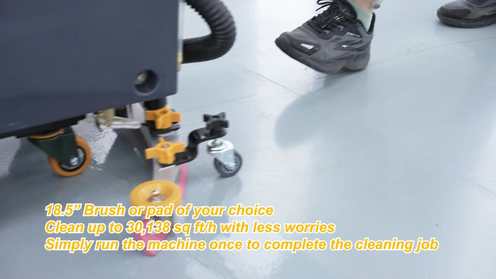 Thumbnail: Happy Combo A: C19 Floor Scrubber + Floor Sweeper + 6 Mo Accessories