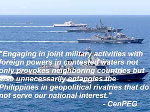 CenPEG Press Statement on the Philippines-U.S.-Australia Joint Sail in the SCS/WPS