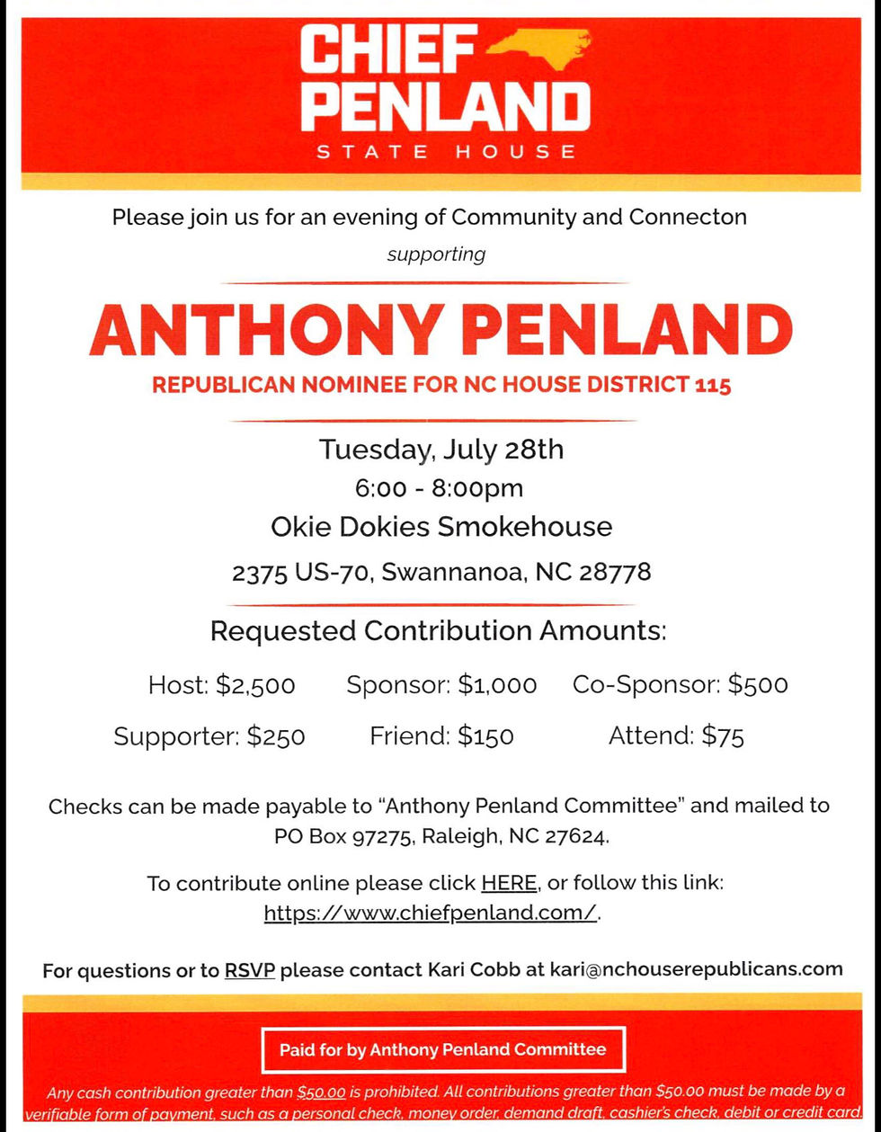 Anthony Penland Fundraiser