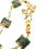 Thumbnail: Green Glass and Pearl Bracelet