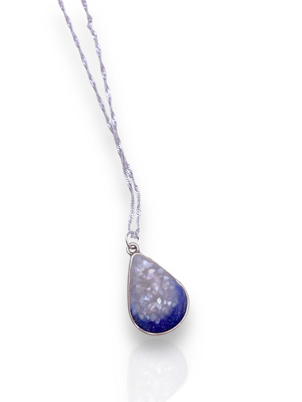 Lapis Teardrop Necklace