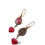 Thumbnail: Red Water and Leaf Earrings