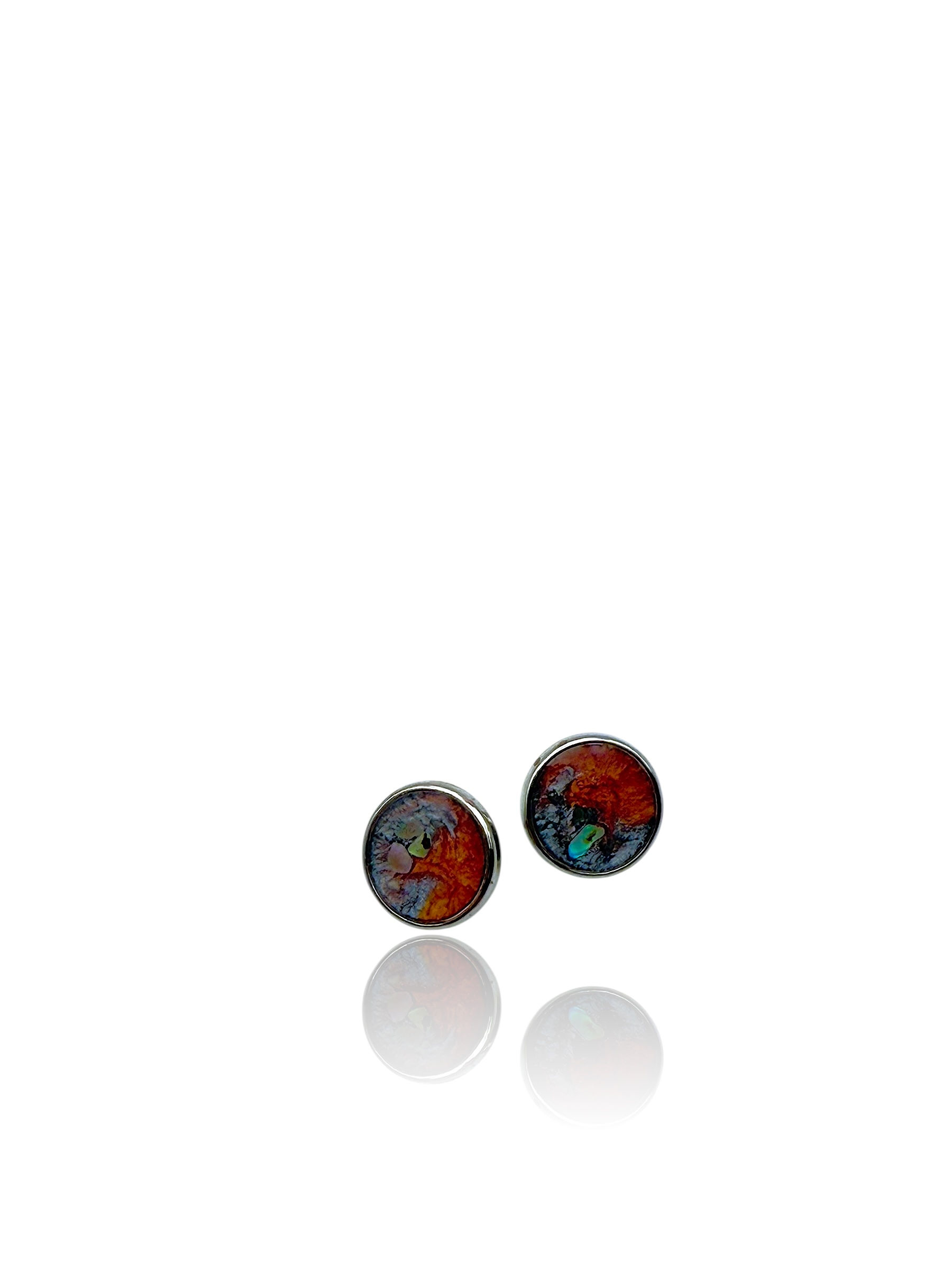 Coral Abalone Interchangeable Button