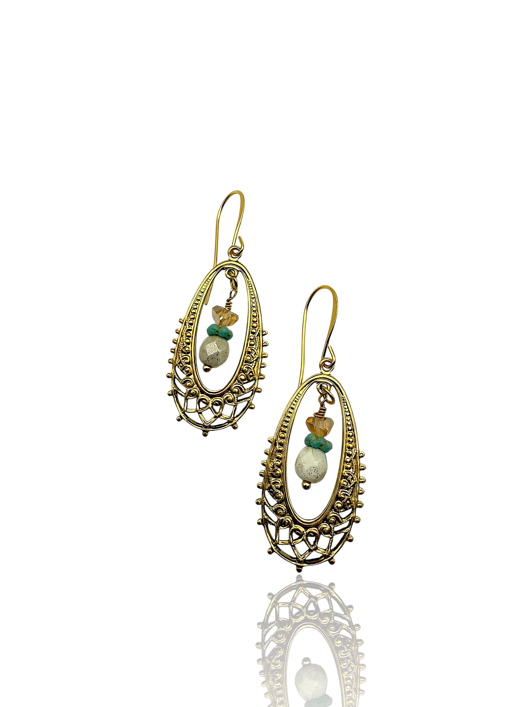 Filigree Drop Earrings