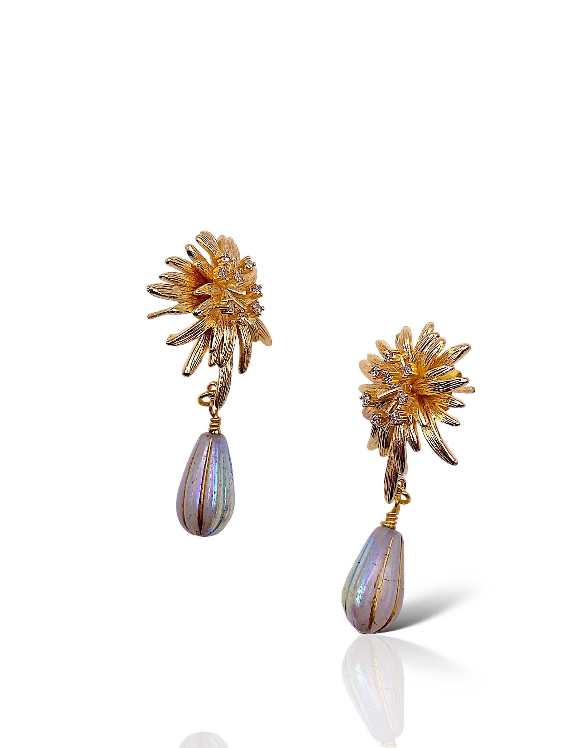 Floral Drop Earrings