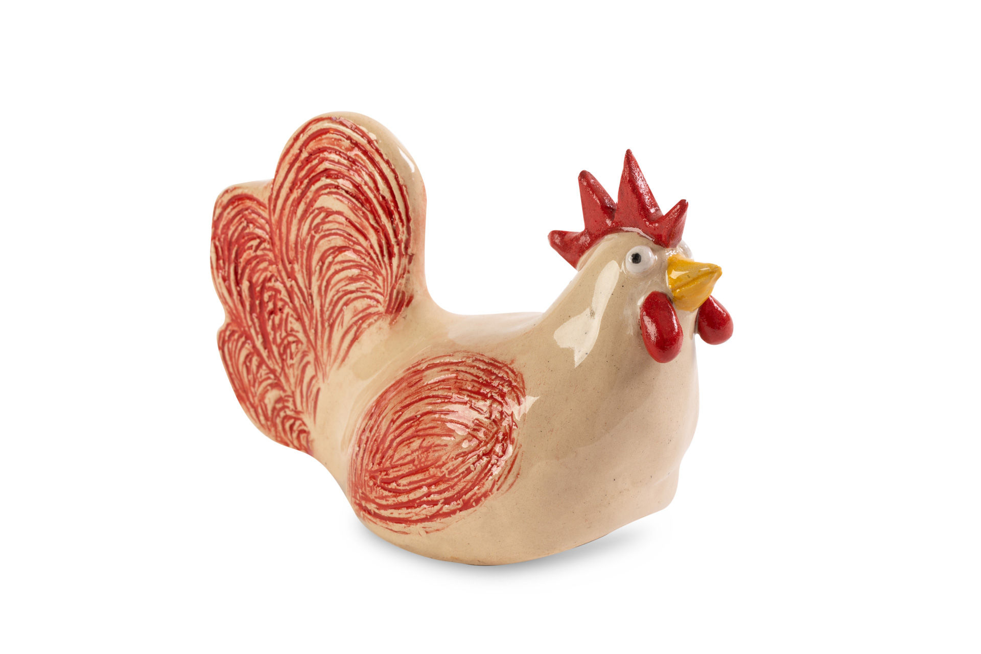 התרנגולת הקרמית - נוצה, חיוך ונגיעה כפרית