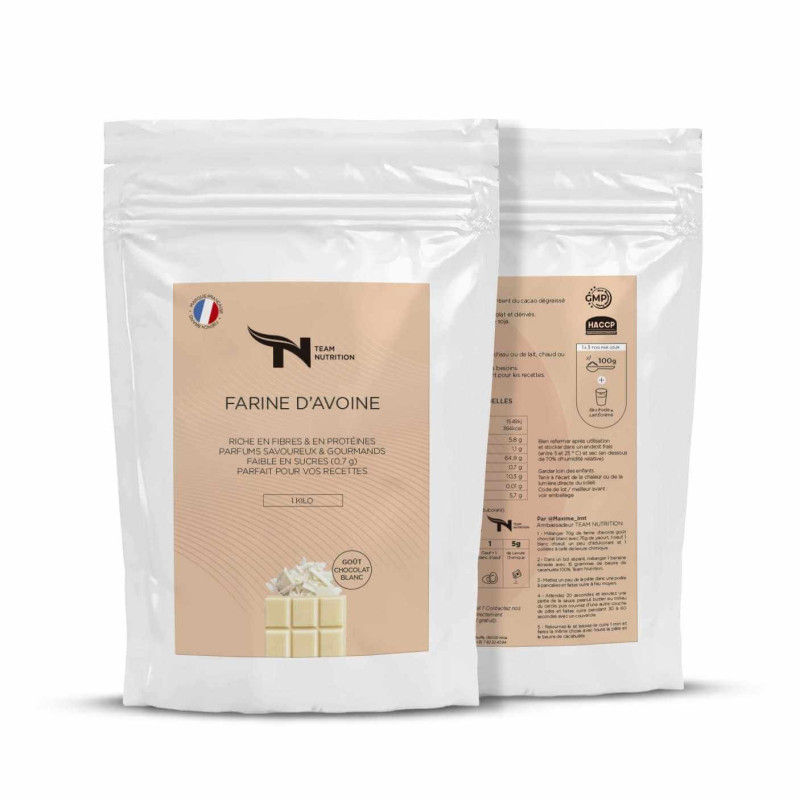 Miniature : FARINE D'AVOINE 1KG - TEAM NUTRITION
