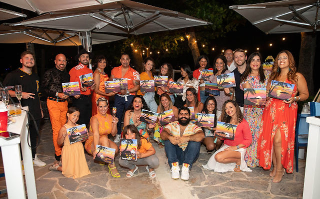 Día Mundial del Arte, Fairmont El San Juan Hotel, Sunset Sip & Paint, pinta el atardecer de puerto rico