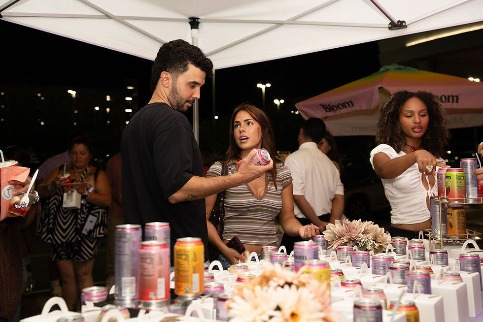 El evento combino las variedades de Bloom Pop y Bloom Sparkling Energy