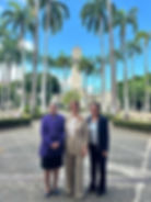 Ángelica Varela, rectora UPR, Dra. Novello & Jill Tietjen en lanzamiento de libro Duty Calls