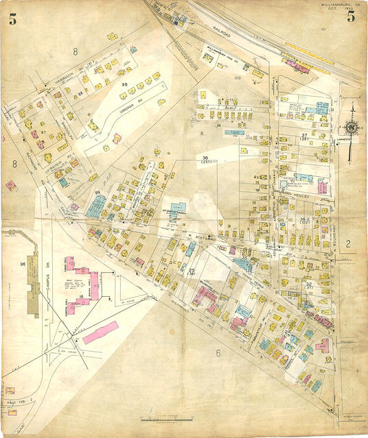 1960 insurance map of triangle