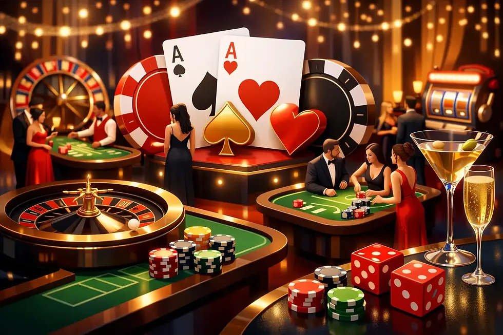 Casino Themed Gala Ideas That Guests Play