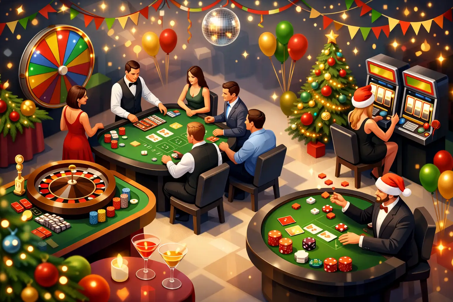 Holiday Party Casino Entertainment That Gets Guests Playing