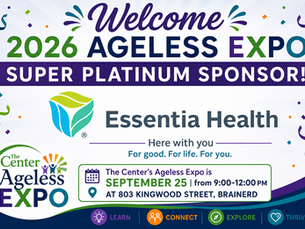Welcome Essentia Health — Super Platinum Sponsor of the 2026 Ageless Expo!