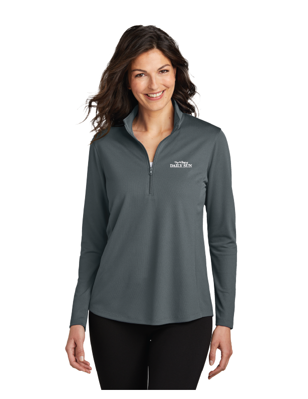 Port Authority Women's Dry Zone UV Micro-Mesh 1/4-Zip