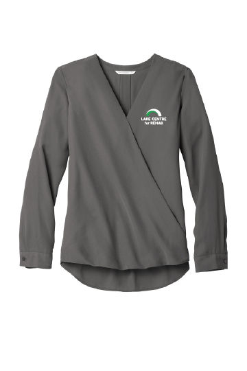 Thumbnail: Port Authority ® Ladies Wrap Blouse
