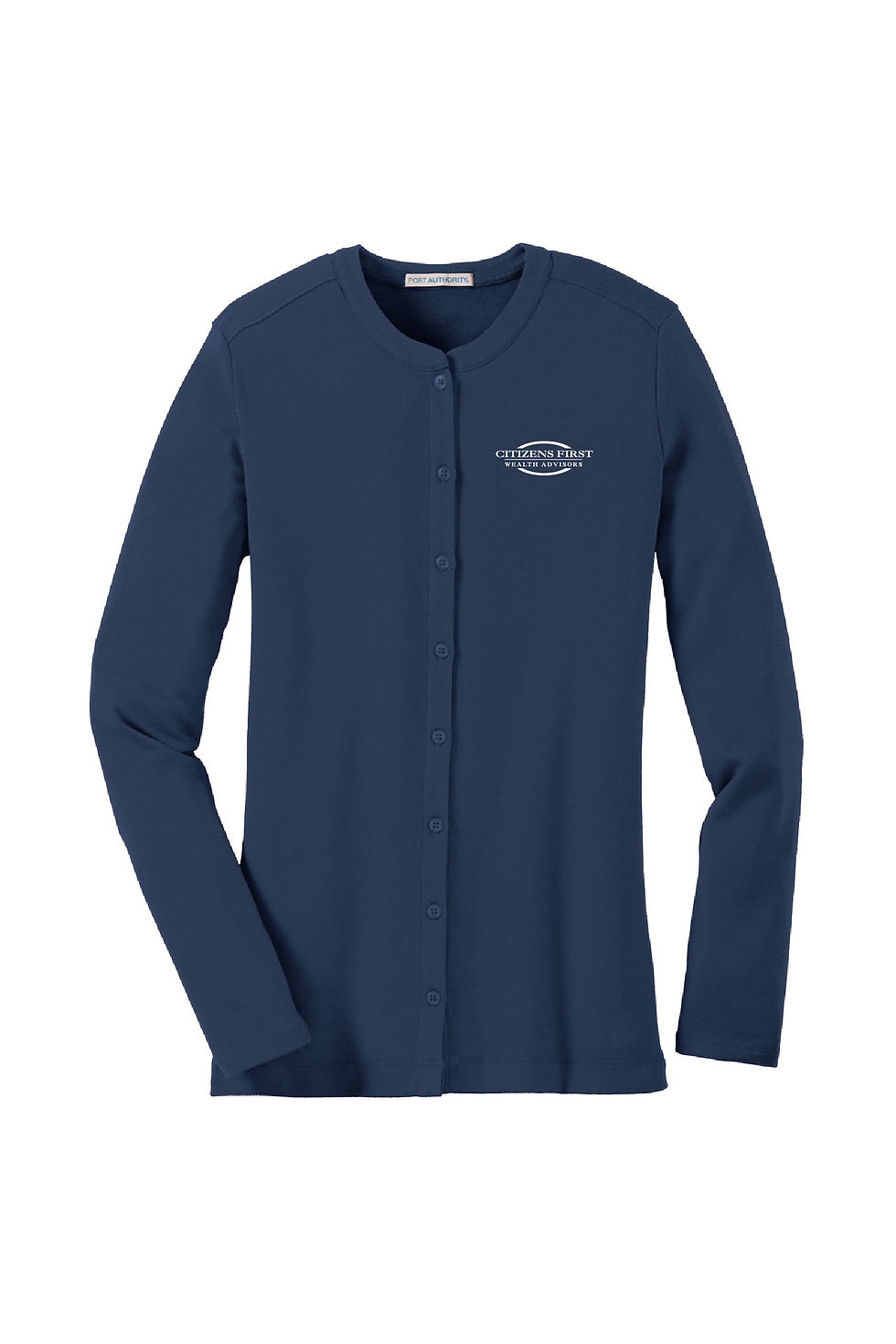 Thumbnail: Ladies Stretch Button-Front Cardigan