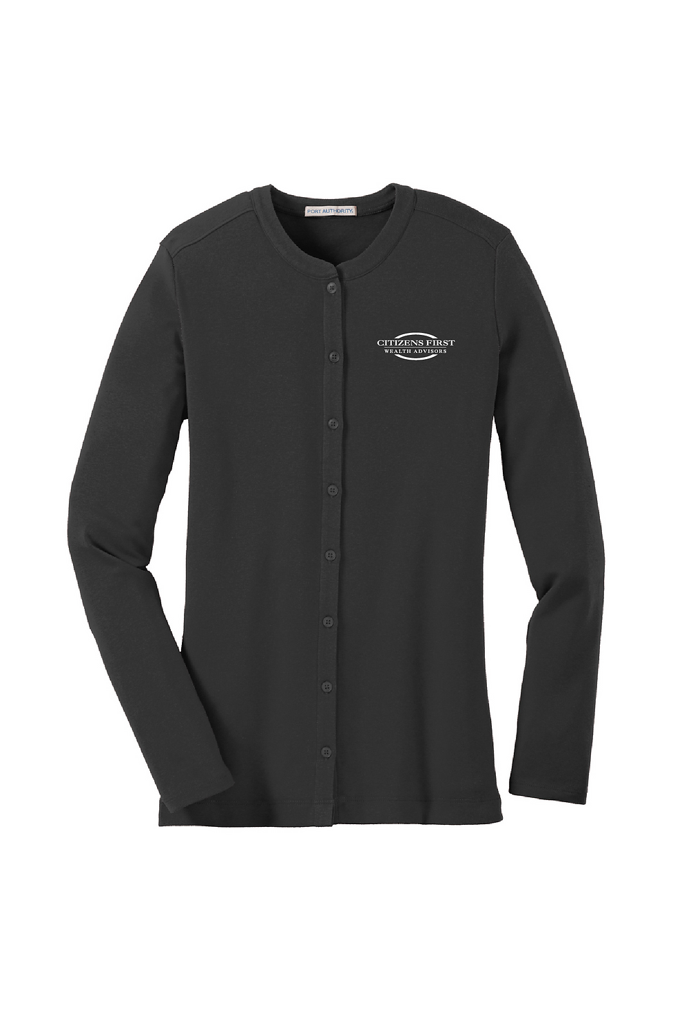 Thumbnail: Ladies Stretch Button-Front Cardigan